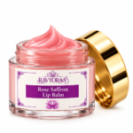 RAVYORAA Rose Saffron Lip Balm – Nourishing & Moisturising Lip Care